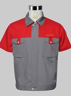 長(zhǎng)城汽車(chē)夏季工作服短袖夾克